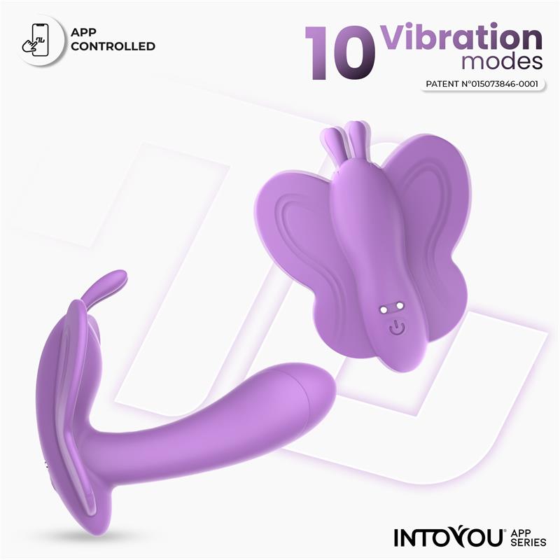 INTOYOU APP SERIES Wingy Estimulador Mariposa con APP Lavanda