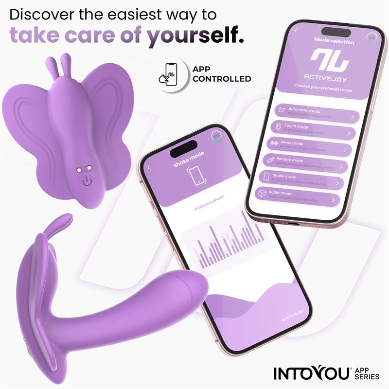 INTOYOU APP SERIES Wingy Estimulador Mariposa con APP Lavanda