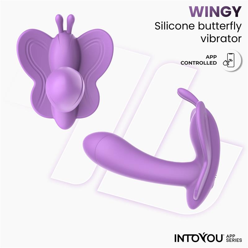 INTOYOU APP SERIES Wingy Estimulador Mariposa con APP Lavanda