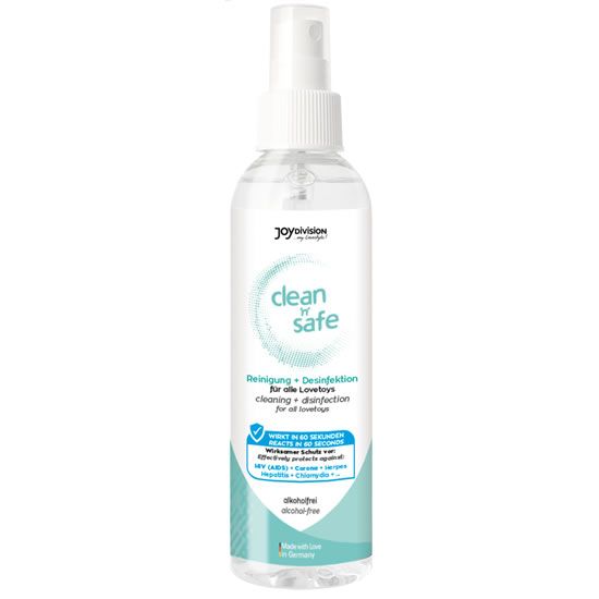 JOYDIVISION Clean Safe | Limpiador de Juguetes Spray 200 ml