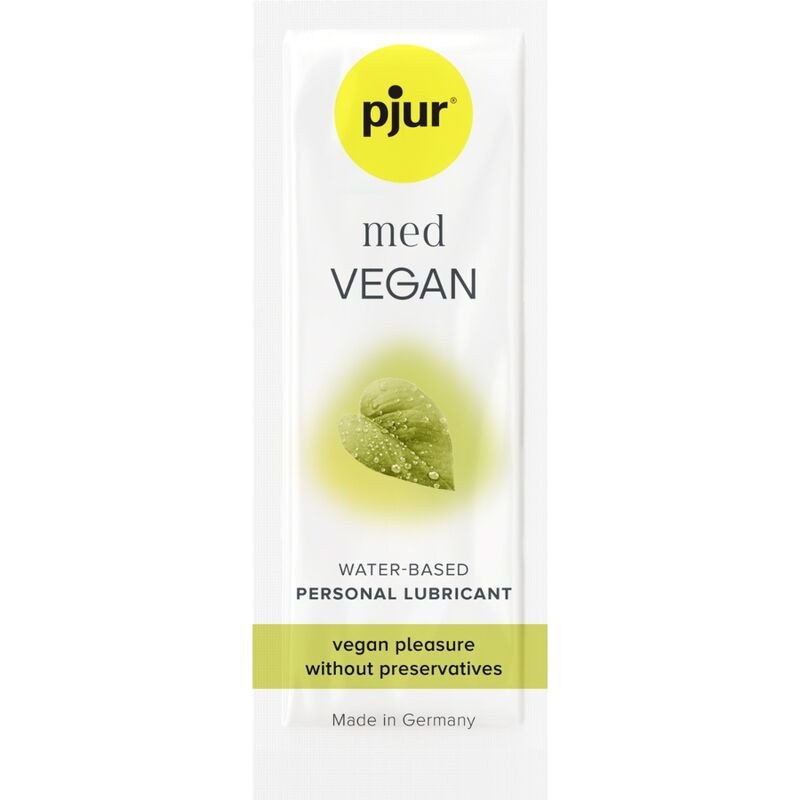 PJUR | MED VEGAN GLIDE Lubricante Base Agua 2 ML