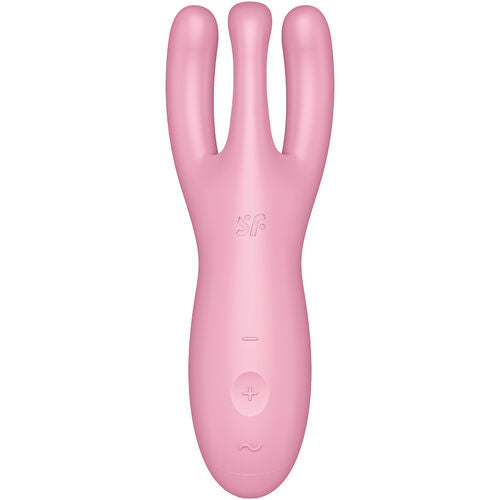 SATISFYER - THREESOME 4 VIBRADOR APP ROSA