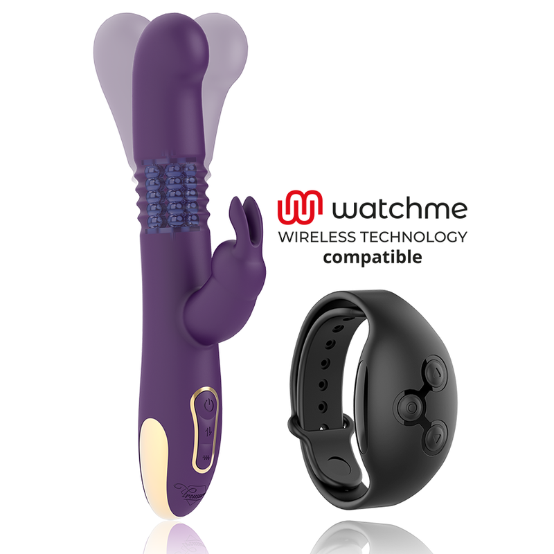 TREASURE - BASTIAN RABBIT UP & DOWN; ROTATOR & VIBRATOR COMPATIBLE CON WATCHME WIRELESS TECHNOLOGY