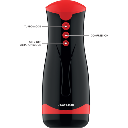 Jamyjob Jango Masturbador Masculino con Compresión y Vibración Recargable