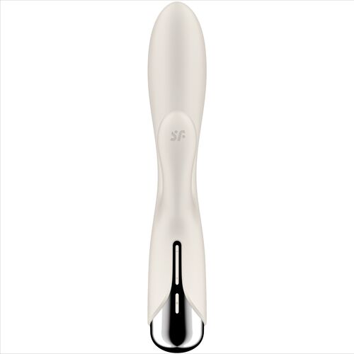 SATISFYER - SPINNING RABBIT 1 ESTIMULACION CLITORIS Y PUNTO G BEIGE