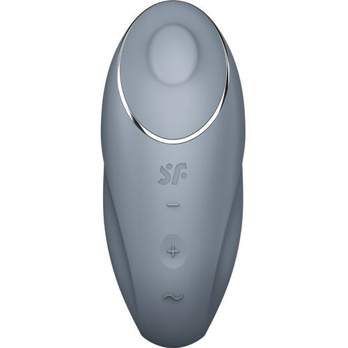 SATISFYER - TAP & CLIMAX 1 VIBRADOR LAY-ON GRIS