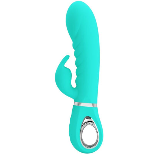 PRETTY LOVE - PRESCOTT VIBRADOR PUNTO G MULTIFUNCIàN VERDE AGUA