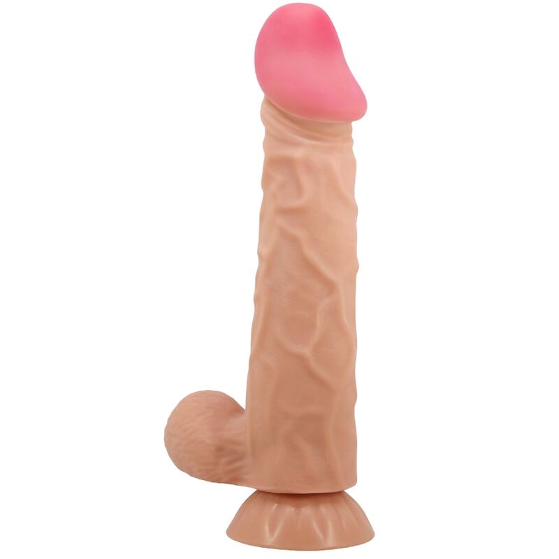 PRETTY LOVE - SLIDING SKIN SERIES DILDO REALISTICO CON VENTOSA PIEL DESLIZANTE 24 CM
