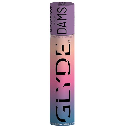 SHEER GLYDE Oral Dams | Barrera Oral de Látex Sabor Moras Silvestres
