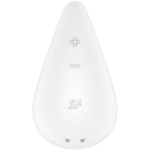 SATISFYER - DEW DROP VIBRADOR LAY-ON BLANCO