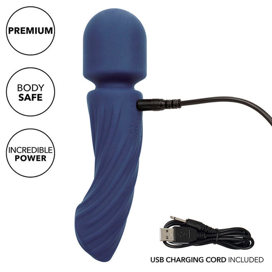 CALEXOTICS - CHARISMA ALLURE MASAJEADOR DOBLE MOTOR 12 FUNCIONES 17;25 CM X 4;5 CM MORADO