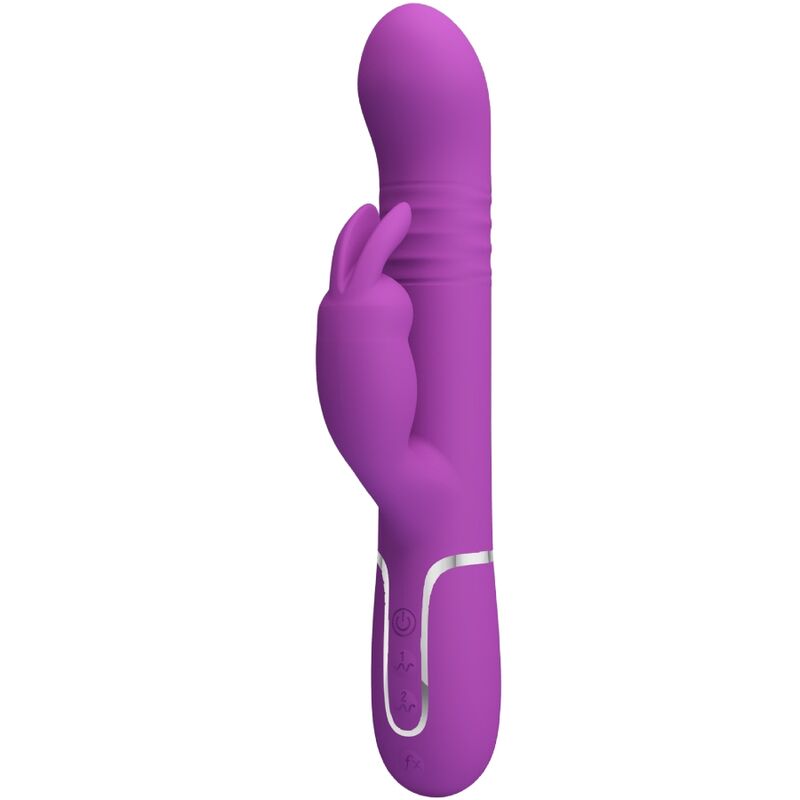 PRETTY LOVE - COALE VIBRADOR RABBIT MULTIFUNCIàN 4 EN 1 MORADO