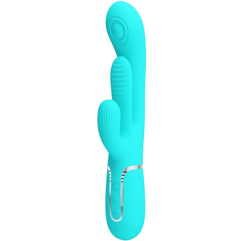 PRETTY LOVE - SHANIA TRIPLE VIBRADOR RABBIT MULTIFUNCIàN 3 EN 1