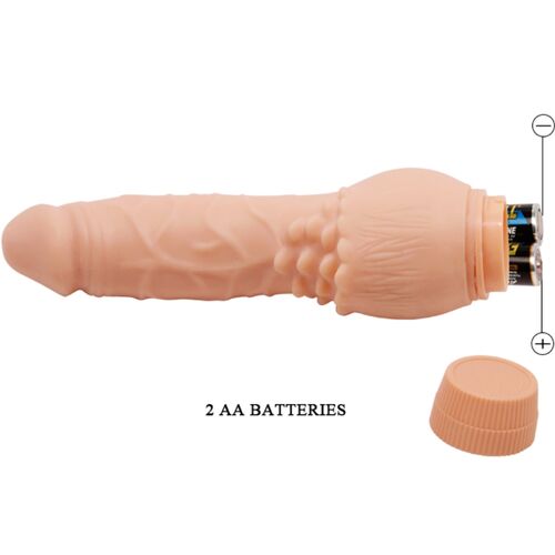 BAILE - BARBARA VIBRADOR REALISTICO 19.5 CM NATURAL
