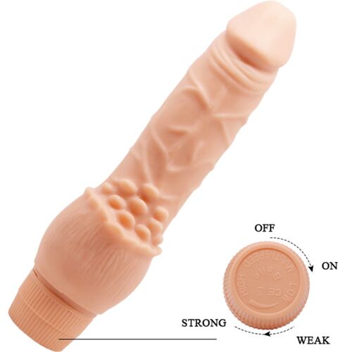 BAILE - BARBARA VIBRADOR REALISTICO 19.5 CM NATURAL