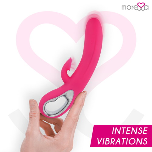 MORESSA - DUSTIN ONDAS ESTIMULADORAS CLITORIAL Y POTENTE VIBRACIÓN PREMIUM SILICONE RECARGABLE