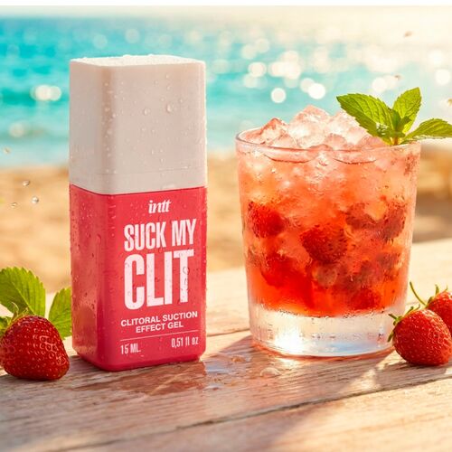 INTT Suck My Clit Gel Efecto Succión Clitorial Fresa Salvaje 15 ml