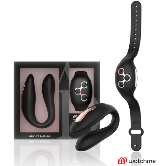 ANNE'S DESIRE - DUAL PLEASURE TECNOLOGÖA WATCHME NEGRO/GOLD