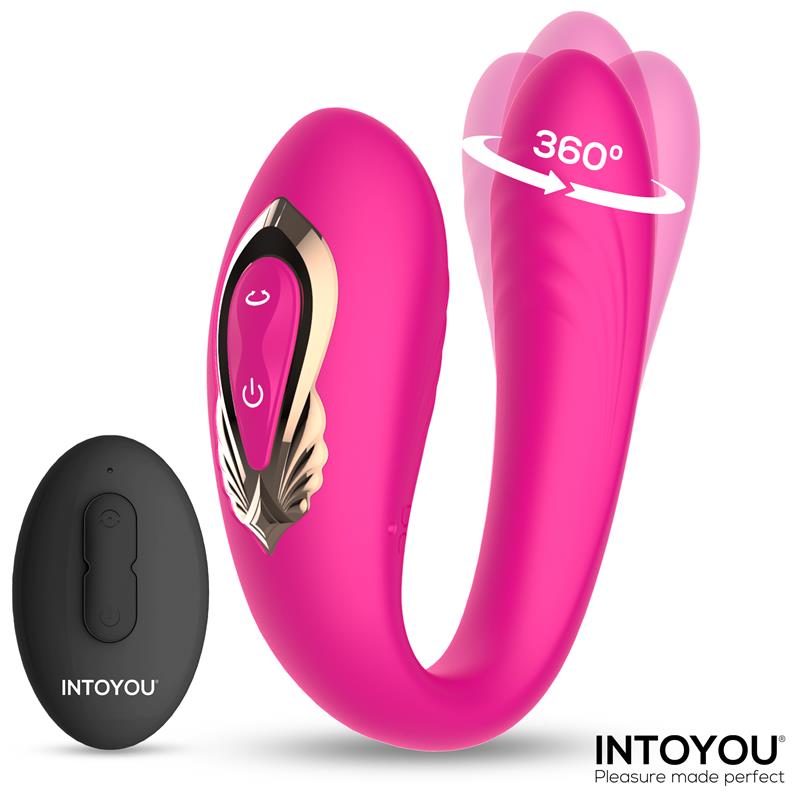 INTOYOU Lanty Vibrador para Parejas con Oscilación 360º y Control Remoto