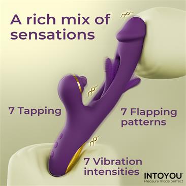 VIBRADOR CON LEGUNA SITER FLIPPING Y BOLA GOLPETEPO