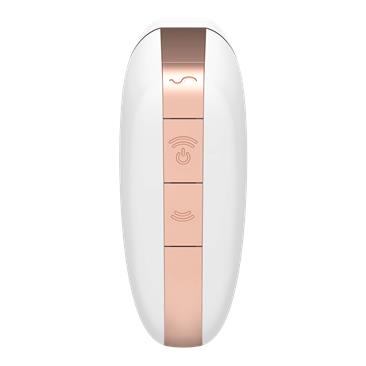 SATISFYER - LOVE TRIANGLE ESTIMULADOR Y VIBRADOR BLANCO