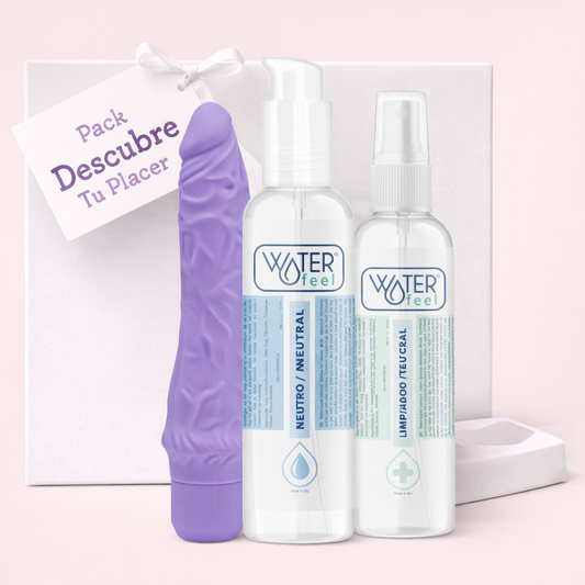 Pack Descubre Tu Placer – Kit íntimo para principiantes con vibrador + lubricante + limpiador