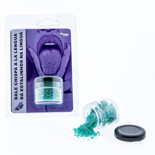 TALOKA Besos Mágicos | Caramelos Efervescentes Sabor Frambuesa Azul 30 g