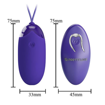 Pretty Love Berger Youth Huevo Vibrador con Control Remoto Recargable