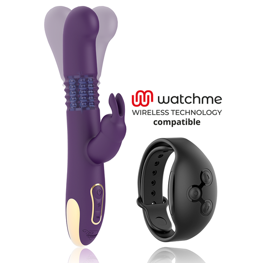 TREASURE - BASTIAN RABBIT UP & DOWN; ROTATOR & VIBRATOR COMPATIBLE CON WATCHME WIRELESS TECHNOLOGY