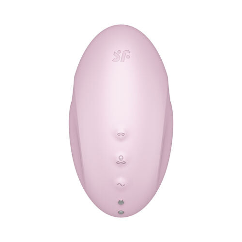 SATISFYER - VULVA LOVER 3 ESTIMULADOR Y VIBRADOR ROSA