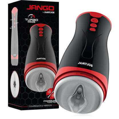 Jamyjob Jango Masturbador Masculino con Compresión y Vibración Recargable
