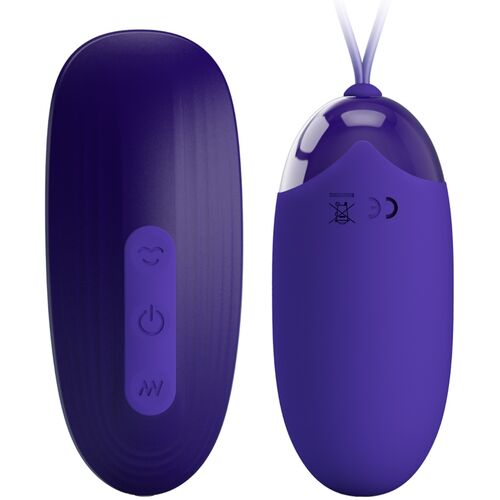 PRETTY LOVE - ESTIMULADOR Y HUEVO VIBRADOR PORTATIL