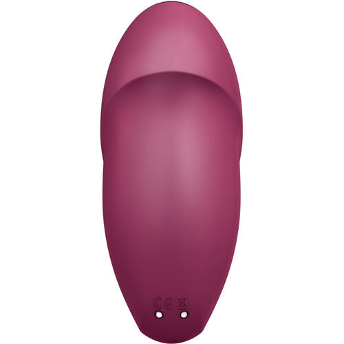 SATISFYER - TAP & CLIMAX 2 VIBRADOR & ESTIMULADOR ROJO