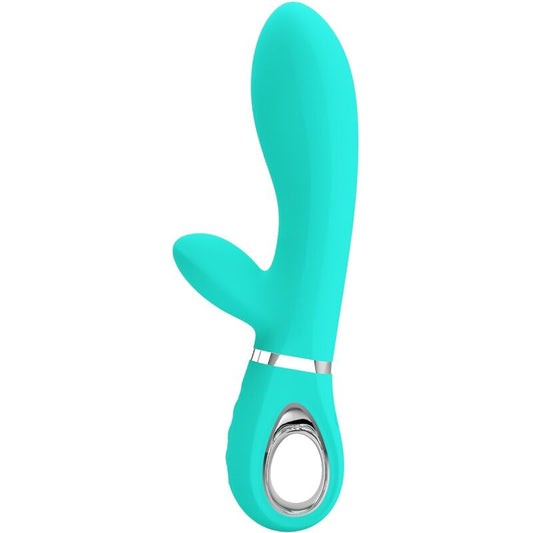 PRETTY LOVE - THOMAS VIBRADOR PUNTO G MULTIFUNCIàN VERDE AGUA