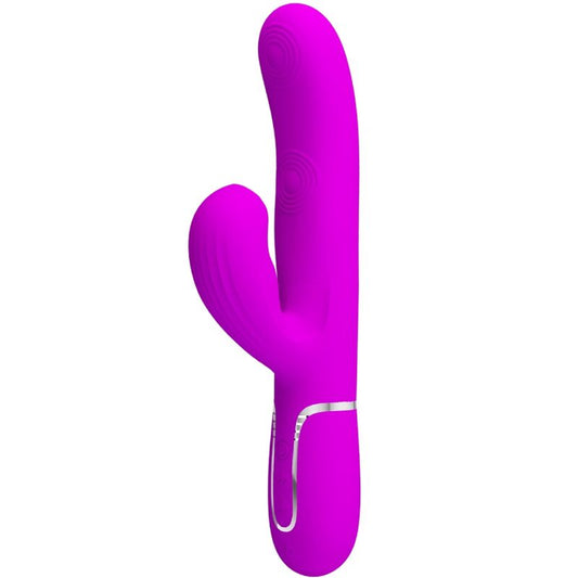 PRETTY LOVE - PERLITA VIBRADOR PUNTO G 3 EN 1 MULTIFUNCIàN VIOETA