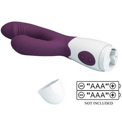 Pretty Love Andre Vibrador Rabbit Estimulador Punto G y Clítoris 7 Modos Morado