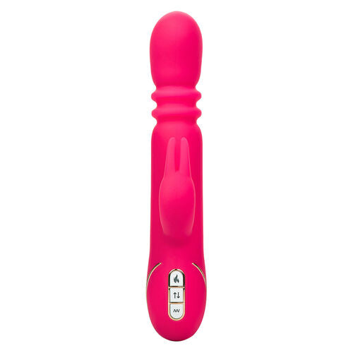 CALEXOTICS - JACK FANTASY TRIPLE VIBRADOR CALENTABLE RABBIT ROSA