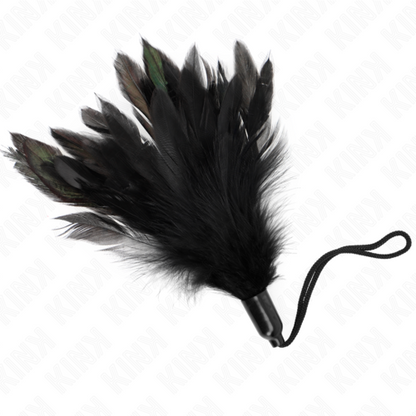 KINK Plumas para Cosquillas Sensuales 15 cm con Mango de Cuerda