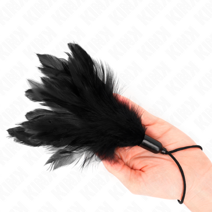 KINK Plumas para Cosquillas Sensuales 15 cm con Mango de Cuerda