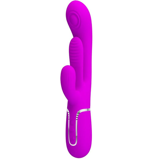 PRETTY LOVE - SHANIA TRIPLE VIBRADOR RABBIT MULTIFUNCIàN ROSA