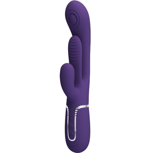 PRETTY LOVE - SHANIA TRIPLE VIBRADOR RABBIT MULTIFUNCIàN MORADO