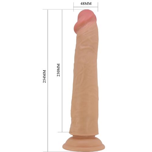 PRETTY LOVE Sharife - Dildo Realístico TPR 25 cm Natural