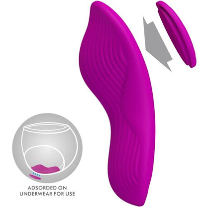 PRETTY LOVE Romario – Estimulador lay-on de clítoris con control remoto (rosa)