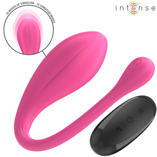 INTENSE - JANICE VIBRADOR U DOBLE ESTIMULACIàN 10 VIBRACIONES ROSA CONTROL REMOTO
