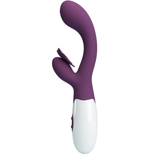 Pretty Love Butterfly Kiss Vibrador Rabbit Estimulador Punto G y Clítoris 30 Modos Morado