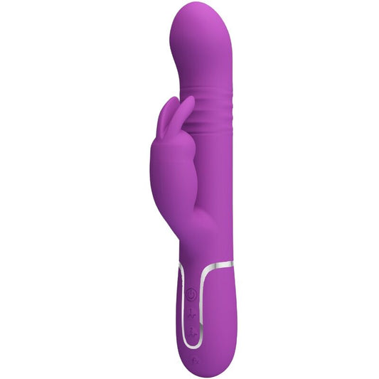 PRETTY LOVE - COALE VIBRADOR RABBIT MULTIFUNCIàN 4 EN 1 MORADO