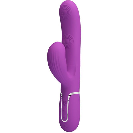 PRETTY LOVE - PERLITA VIBRADOR RABBIT MULTIFUNCIàN 3 EN 1 MORADO