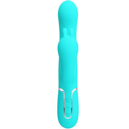 PRETTY LOVE - CAMMY TRIPLE VIBRADOR RABBIT MULTIFUNCIàN 4 EN 1 AZUL
