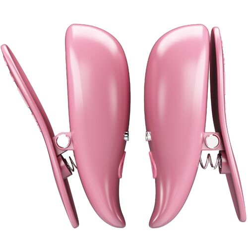 Pretty Love Cailey Pinzas para Pezones Vibradoras con Control Remoto Rosa