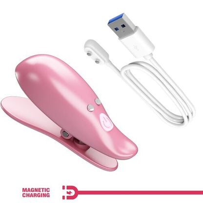 Pretty Love Cailey Pinzas para Pezones Vibradoras con Control Remoto Rosa